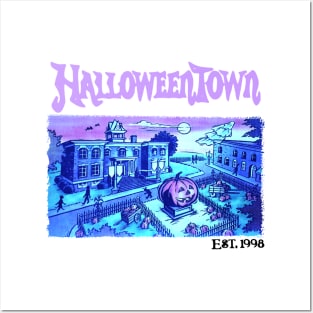 Halloweentown, Pumpkin Design, Pumpkin Posters and Art